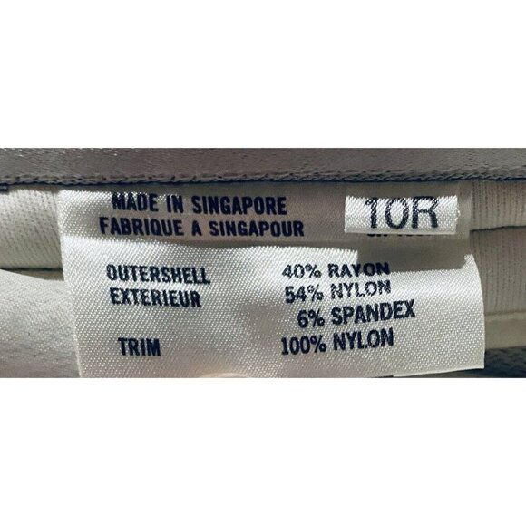 Vintage Fera Skiwear Pants Womens 10 Gold Stirrup Stretch Alpine Outdoors 90s - Picture 6 of 8